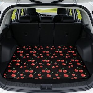 Red Cherry Car Trunk Mat
