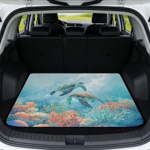 Waterproof Turtle Car Boot Mat
