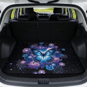 SUV Cargo Liner with Butterfly Floral Design