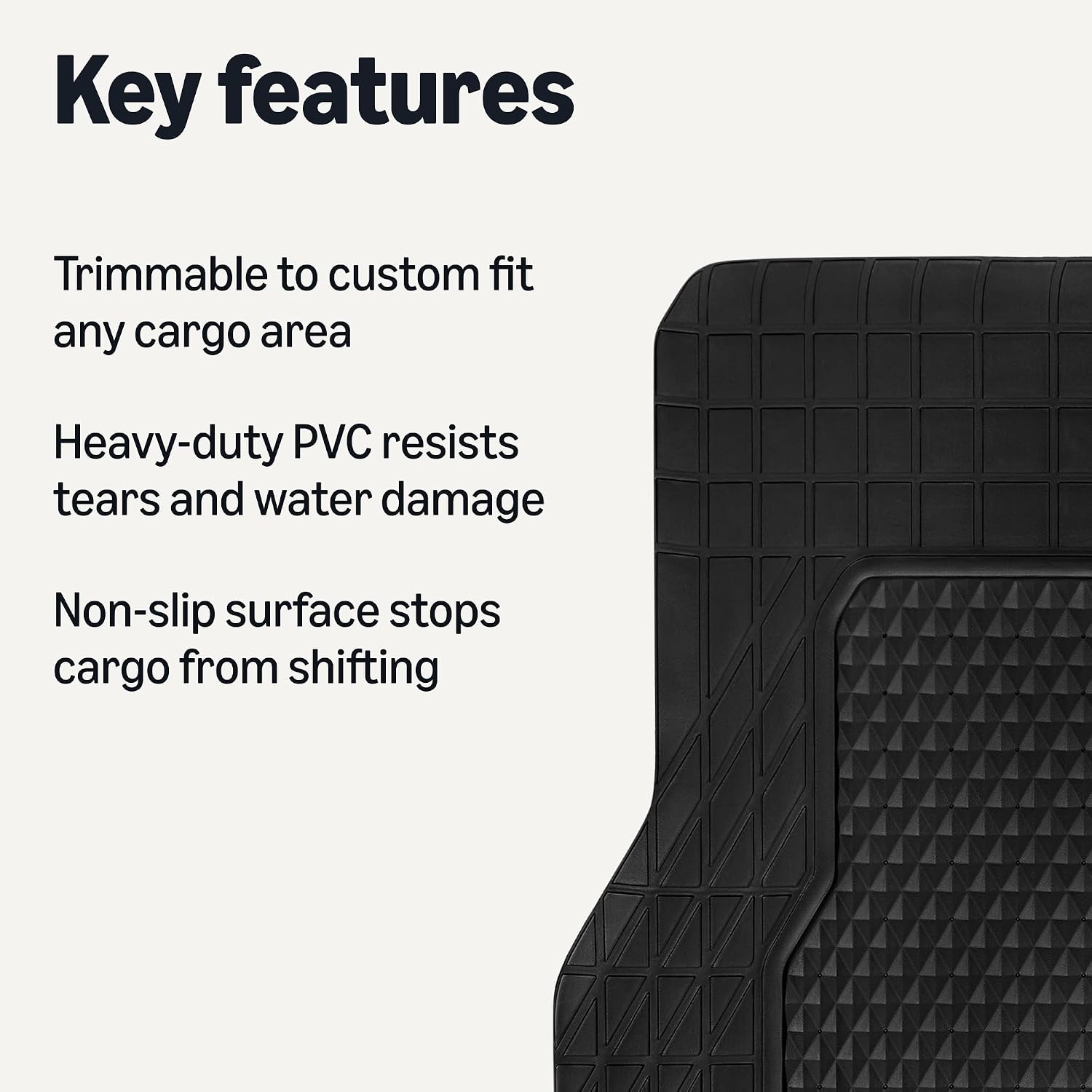 Cargo Liner Floor Mat, Black - Image 2