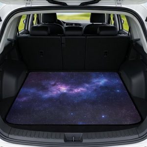 Purple Galaxy SUV Trunk Mat